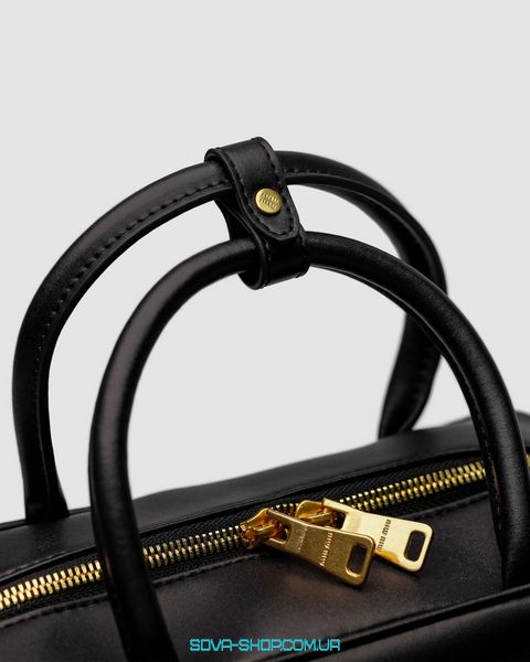 Женская сумка Miu Miu Leather Top-Handle Bag Black Premium фото