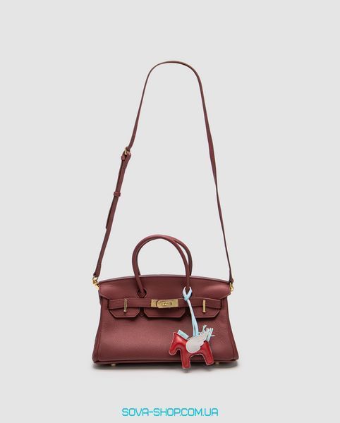 Женская сумка Hermes Birkin 30 Burgundy Premium фото