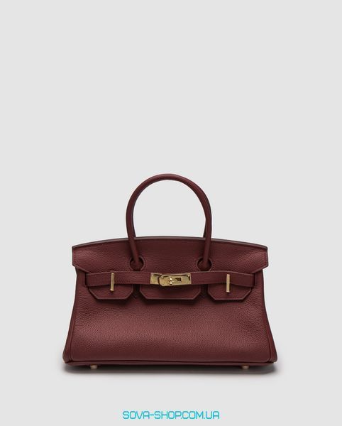 Женская сумка Hermes Birkin 30 Burgundy Premium фото