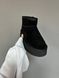 Женские зимние ботинки UGG ULTRA MINI PLATFORM BLACK SUEDE re-9750 фото 5