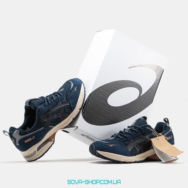 Чоловічі кросівки Asics Gel-1090 Navy Black фото
