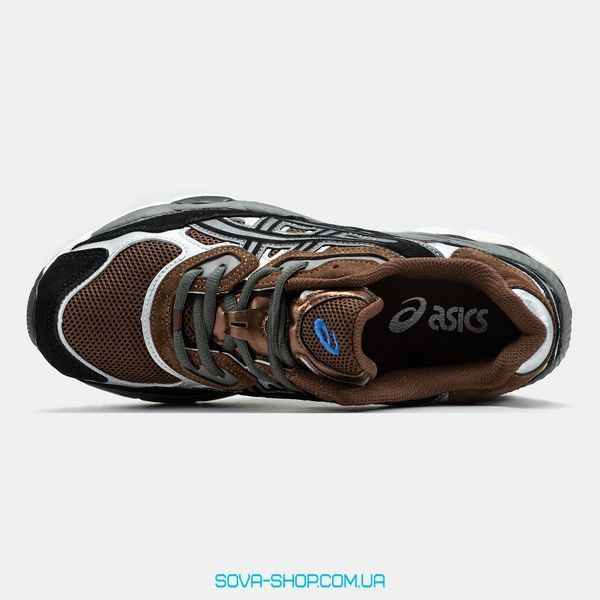 Чоловічі кросівки Asics Gel-NYC Brown Silver Black фото