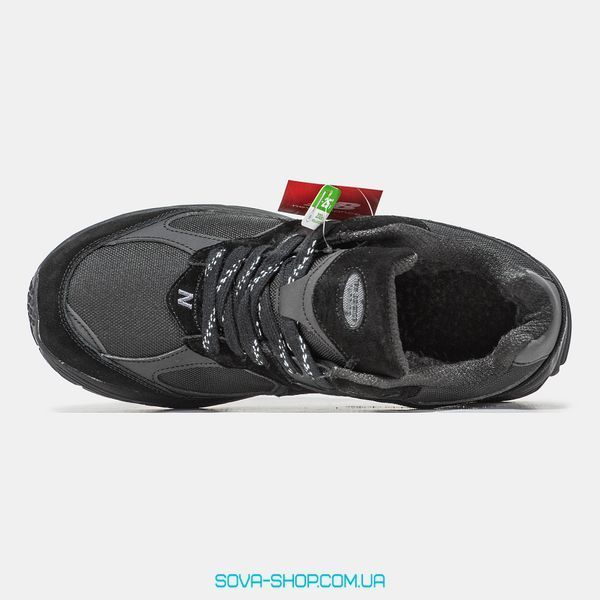 Чоловічі зимові кросівки New Balance 2002R Black Хутро фото