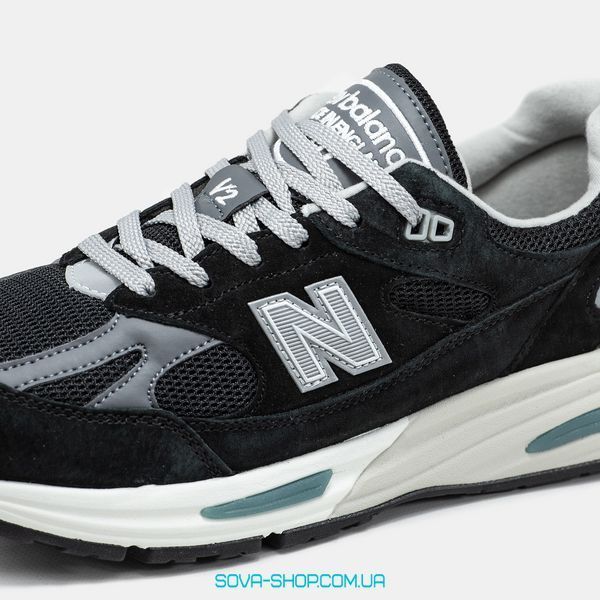Чоловічі кросівки New Balance 991v2 Black Grey фото