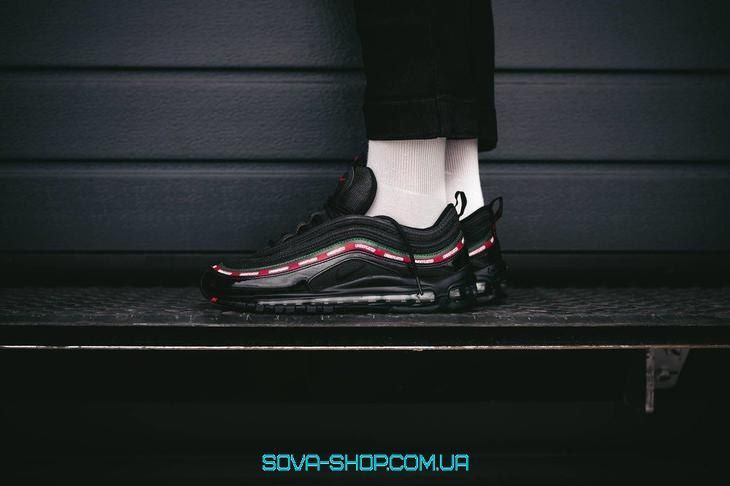 Мужские кроссовки Undefeated x Nike Air Max 97 Black Nike фото