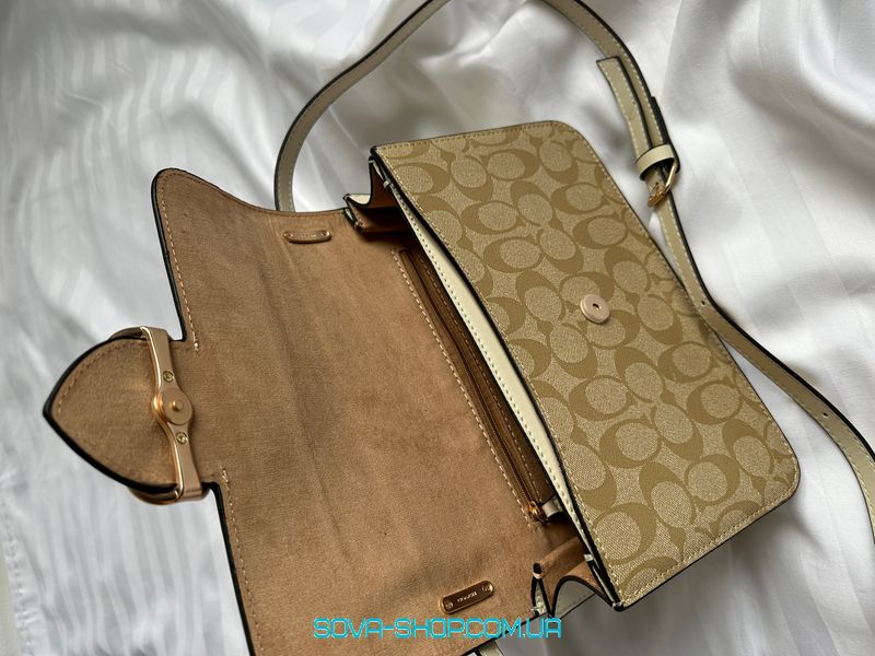 Женская сумка Coach Large Morgan Square Crossbody Bag Premium фото