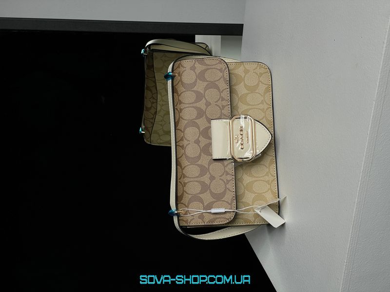 Жіноча сумка Coach Large Morgan Square Crossbody Bag Premium фото