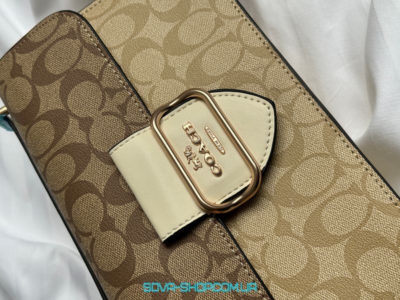 Женская сумка Coach Large Morgan Square Crossbody Bag Premium фото