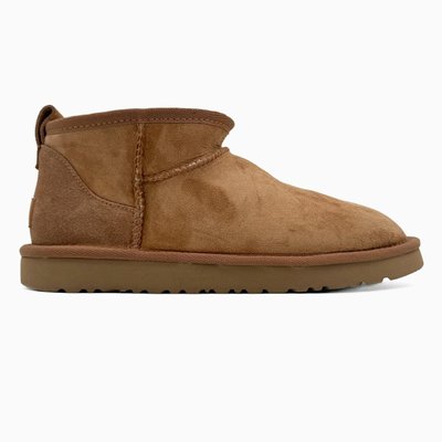 Жіночі зимові ботинки UGG Classic Ultra Mini Chestnut PREMIUM фото