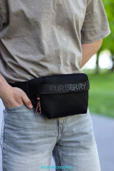 Чоловіча бананка Burberry Men's Sonny Tonal-Logo Belt Bag Premium фото