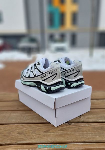 Чоловічі кросівки Salomon XT-6 Adv White Black Blue фото