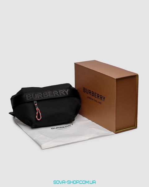 Чоловіча бананка Burberry Men's Sonny Tonal-Logo Belt Bag Premium фото