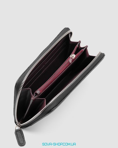 Кошелёк Chanel Wallet Boy Black/Silver Premium фото