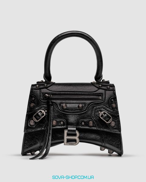 Жіноча сумка Balenciaga Hourglass X Le Cagole Black Premium фото