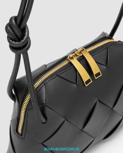 Жіноча сумка Bottega Veneta Mini Camera Bag 'Black/Gold' Premium фото