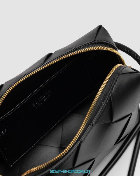 Жіноча сумка Bottega Veneta Mini Camera Bag 'Black/Gold' Premium фото