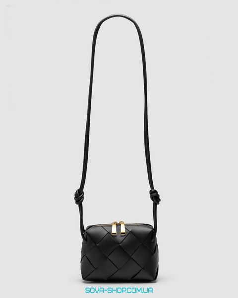 Жіноча сумка Bottega Veneta Mini Camera Bag 'Black/Gold' Premium фото