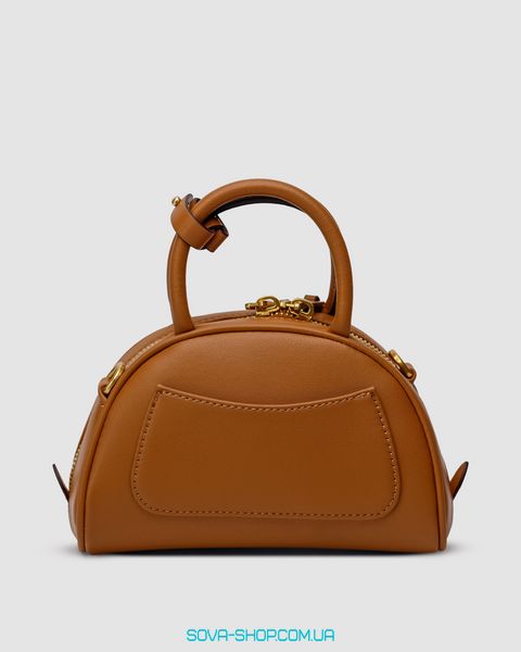 Женская сумка Miu Miu Leather Top Handle Bag Brown Premium фото
