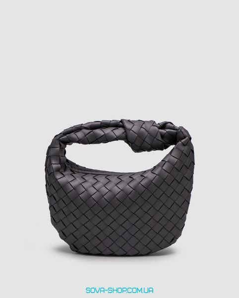 Жіноча сумка Bottega Veneta Nappa Intrecciato Mini Jodie Grey Premium фото