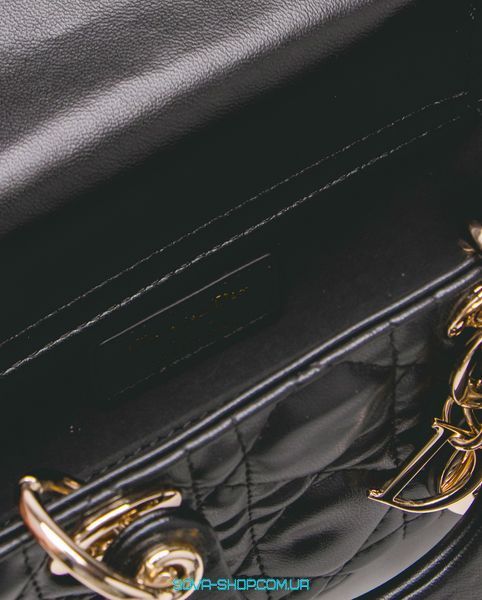 Женская сумка Christian Dior Lady D-Joy Micro Bag Black Premium фото