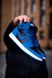 Чоловічі баскетбольні кросівки Nike Air Jordan 1 Retro High Black Blue re-5483 фото 2