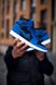 Чоловічі баскетбольні кросівки Nike Air Jordan 1 Retro High Black Blue re-5483 фото 5