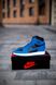 Чоловічі баскетбольні кросівки Nike Air Jordan 1 Retro High Black Blue re-5483 фото 1