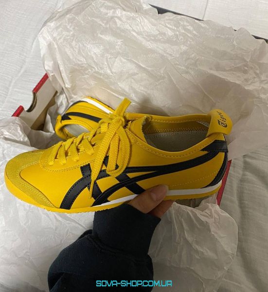 Женские и мужские кроссовки Asics Onitsuka Tiger Yellow фото