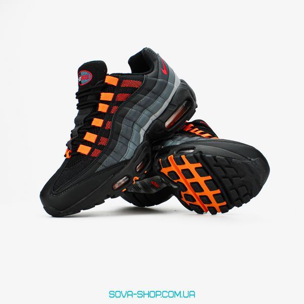 Чоловічі кросівки Nike Air Max 95 "Black Hyper Crimson" фото