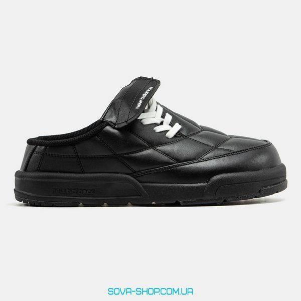 Мужские и женские кроссовки New Balance Terrace Mule Leather Black фото