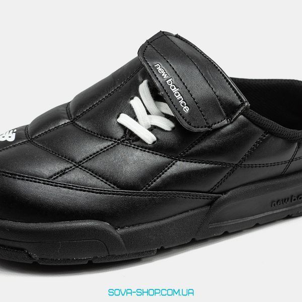 Мужские и женские кроссовки New Balance Terrace Mule Leather Black фото