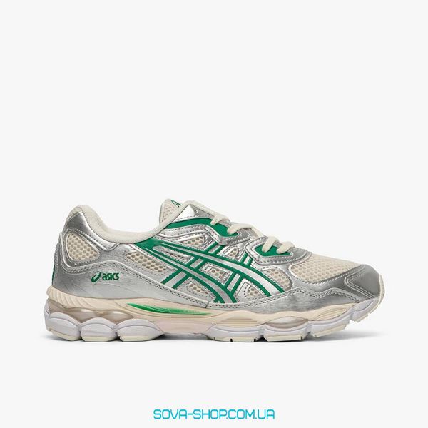 Жіночі та чоловічі кросівки Asics Gel-NYC White Silver Green фото