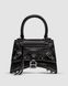 Жіноча сумка Balenciaga Hourglass X Le Cagole Black Premium re-11086 фото 2