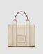 Жіноча сумка Marc Jacobs The Leather Small Tote Bag Beige Premium re-11749 фото 3