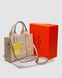 Женская сумка Marc Jacobs The Leather Small Tote Bag Beige Premium re-11749 фото 1