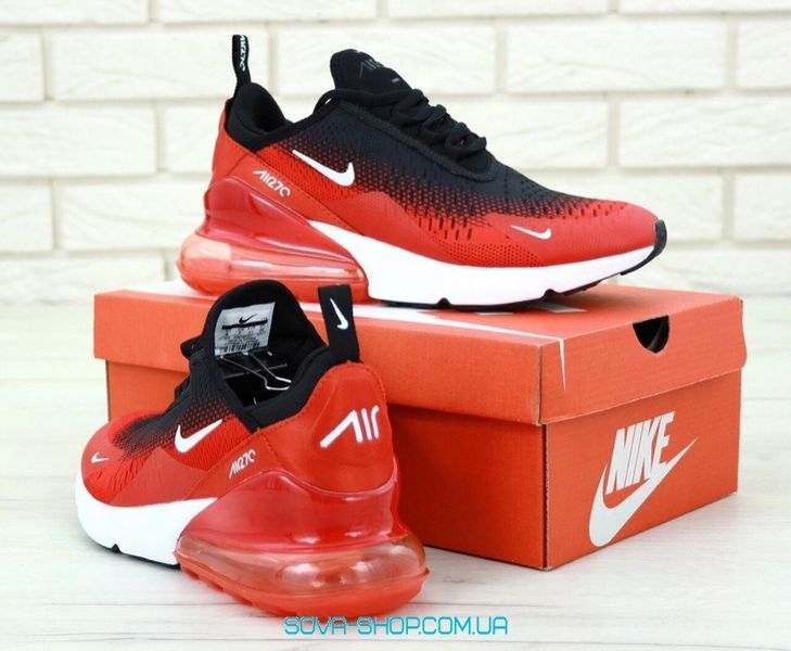 Чоловічі кросівки Air Max 270 Red|Black Nike фото