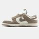 Чоловічі та жіночі кросівки Nike SB Dunk Low Retro Sail/Malt-Metallic Gold Mini Swoosh re-128719 фото 3