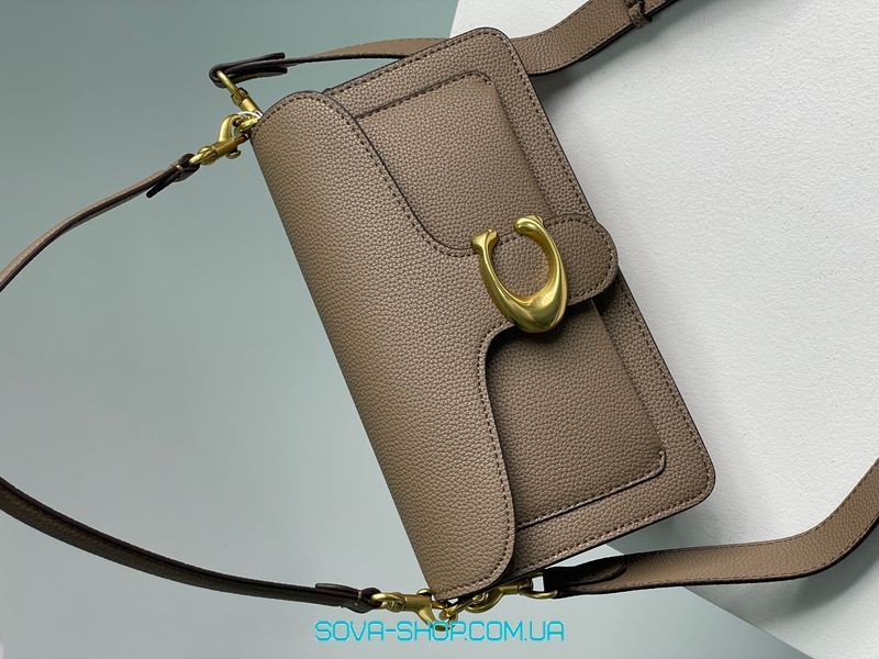 Жіноча сумка Coach Tabby Shoulder Bag 26 Dark Stone Premium фото