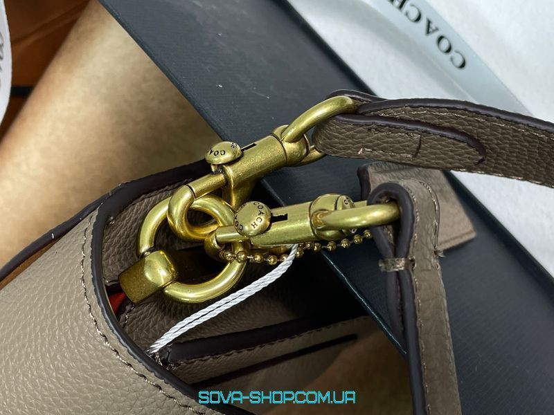 Жіноча сумка Coach Tabby Shoulder Bag 26 Dark Stone Premium фото