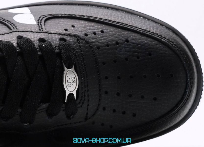 Мужские и женские кроссовки Nike Air Force COMME des GAR&Ccedil;ON BLACK Premium фото