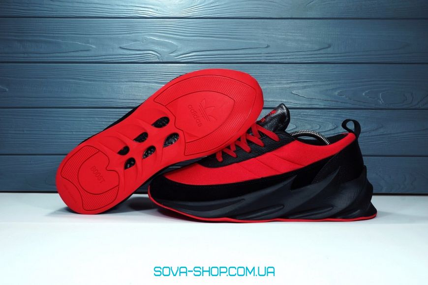 Чоловічі кросівки Adidas Sharks Boost Red Black фото