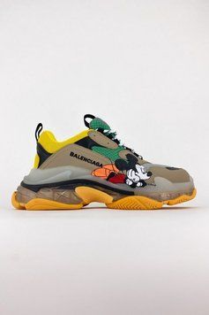 Жіночі кросівки Balenciaga x Disney Triple S Clear Sole Beige фото