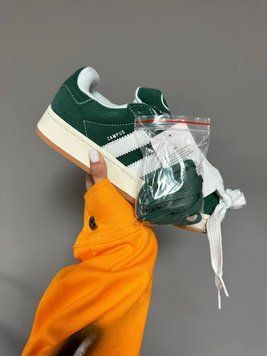 Унісекс кросівки Adidas Campus 00s Green White фото