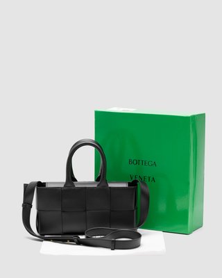 Жіноча сумка Bottega Veneta Mini Arco Tote Bag Black Premium фото