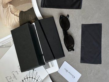 Сонцезахисні окуляри Christian Dior Black/Black Dior Pacific R1F Premium фото
