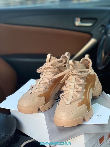 Женские кроссовки Christian Dior Beige фото