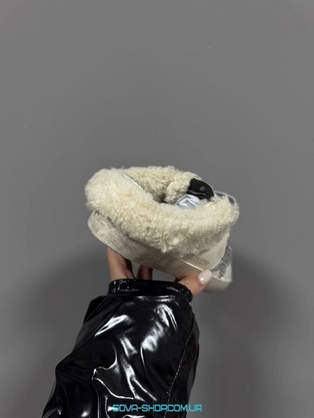Жіночі зимові кросівки GG SUPERSTAR WHITE / SILVER SPARKLE FUR Premium фото