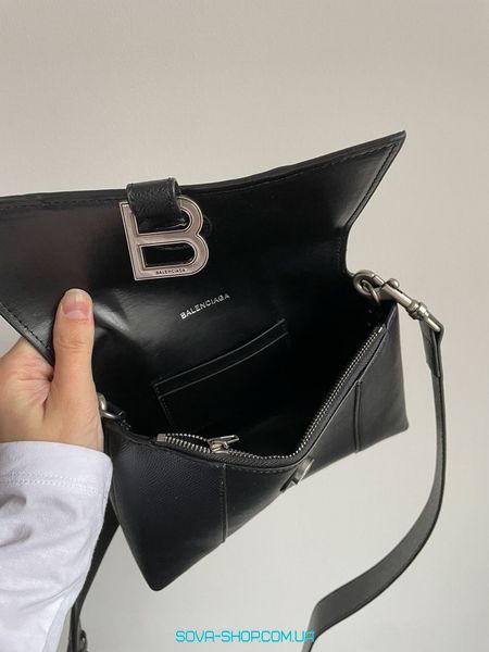Женская сумка Balenciaga Black Hourglass Sling Bag Premium фото