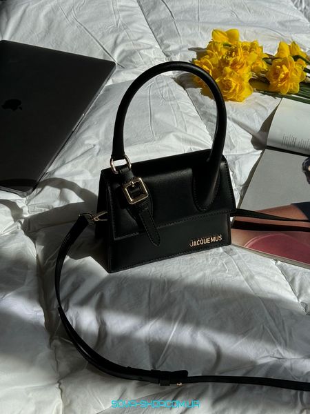 Жіноча сумка Jacquemus Le Chiquito Moyen Boucle Black Premium фото