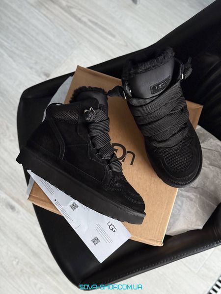Жіночі зимові ботинки UGG Highmel Sneaker Black PREMIUM фото